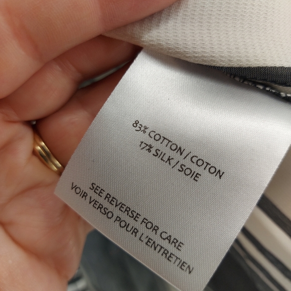 Judith & Charles striped cotton linen  tunic - Picture 6 of 7